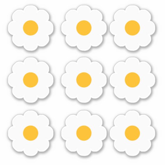 Labels Stickers - Daisies シール (正面)