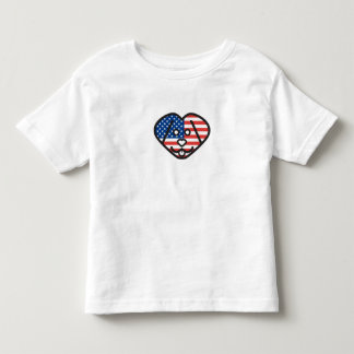 Labheartsの愛国者 トドラーTシャツ