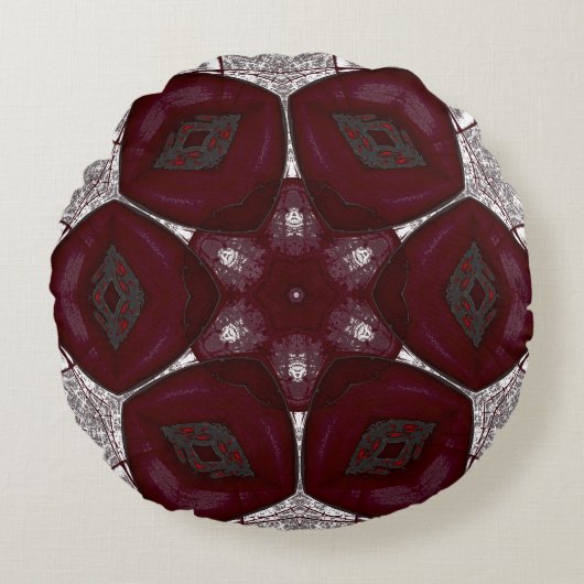 Labia Fluer Prem Mandal ラウンドクッション (正面)