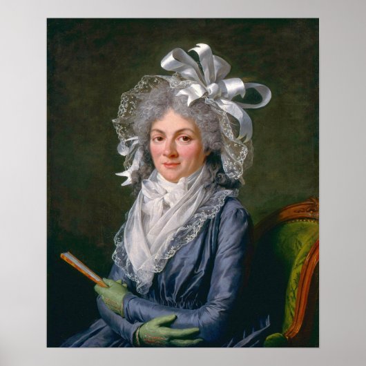 Labille-Guiard - Madame De Genlis ポスター (正面)