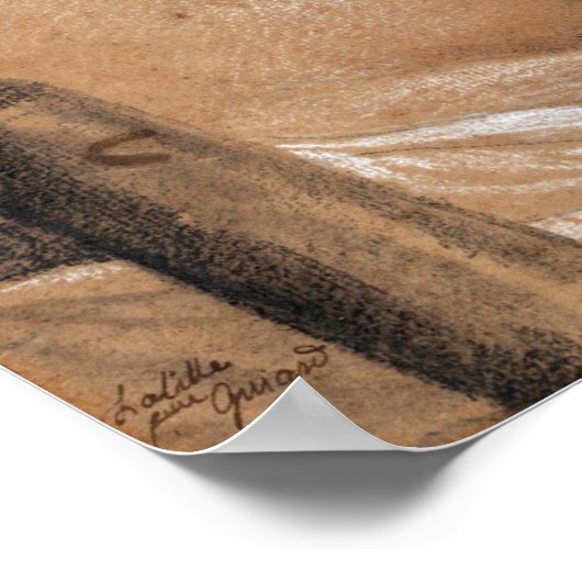 Labille-Guiard - Study Of A Seated Woman Seen From ポスター (角)