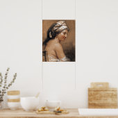 Labille-Guiard - Study Of A Seated Woman Seen From ポスター (キッチン)