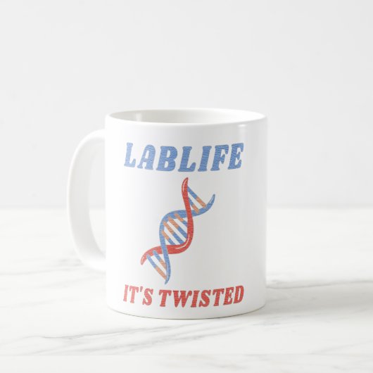 LABLIFE IT'S WISTED - TWISTED DNA コーヒーマグカップ (正面左)