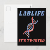 LABLIFE IT'S WISTED - TWISTED DNA ポストカード (正面/裏面)
