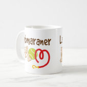 Labmaraner犬の品種お母さんのギフト コーヒーマグカップ (正面左)