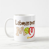 Labmaraner犬の品種お母さんのギフト コーヒーマグカップ (左)