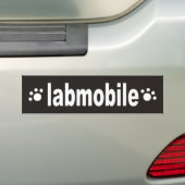 labmobile バンパーステッカー (車上)