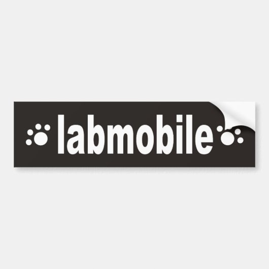 labmobile バンパーステッカー (正面)