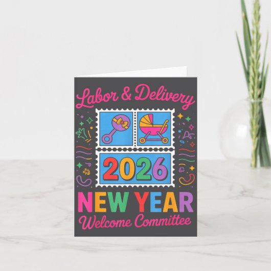 Labor &amp; Delivery 2026 New Year Welcome Committ カード (正面)