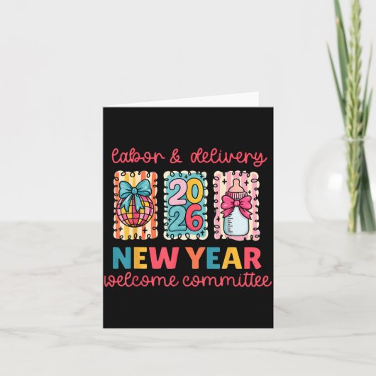 Labor &amp; Delivery 2026 New Year Welcome Committ カード (正面)