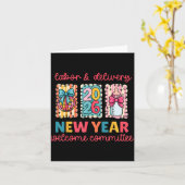 Labor &amp; Delivery 2026 New Year Welcome Committ カード (黄色い花)