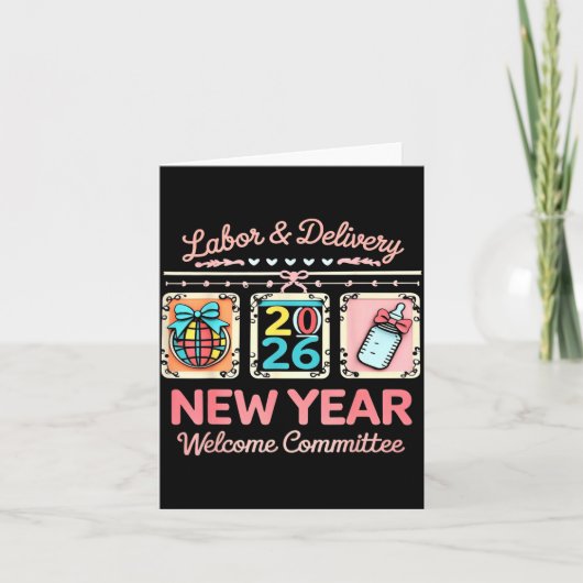 Labor &amp; Delivery 2026 New Year Welcome Committ カード (正面)
