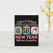 Labor &amp; Delivery 2026 New Year Welcome Committ カード (黄色い花)