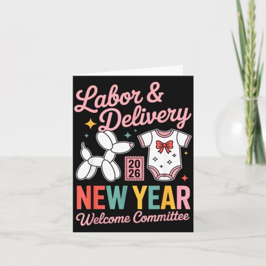 Labor &amp; Delivery 2026 New Year Welcome Committ カード (正面)