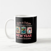 Labor &amp; Delivery 2026 New Year Welcome Committ コーヒーマグカップ (左)