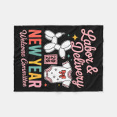 Labor &amp; Delivery 2026 New Year Welcome Committ フリースブランケット (正面(横))