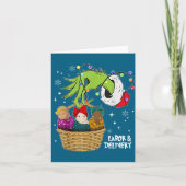 Labor And Delivery Nurse Christmas Lights Snowflak カード (正面)