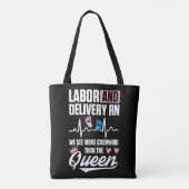 Labor and Delivery Nurse Crowning L&D Nursing RN T トートバッグ (裏面)