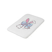 Labor And Delivery Nurse Easter Bunny Ears Baby Bl バスマット (アングル)