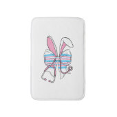 Labor And Delivery Nurse Easter Bunny Ears Baby Bl バスマット (正面縦)