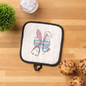 Labor And Delivery Nurse Easter Bunny Ears Baby Bl 鍋敷き (トップダウン)