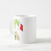 Labor And Delivery Nurse Merry Christmas Xmas Ligh コーヒーマグカップ (正面左)