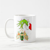 Labor And Delivery Nurse Merry Christmas Xmas Ligh コーヒーマグカップ (左)