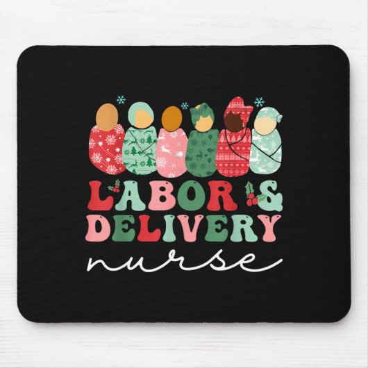 Labor And Delivery Nurse Shirt L&amp;d Nurse Chris マウスパッド (正面)