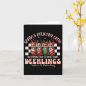 Labor And Delivery Reindeer Swaddle Christmas L&am カード (黄色い花)