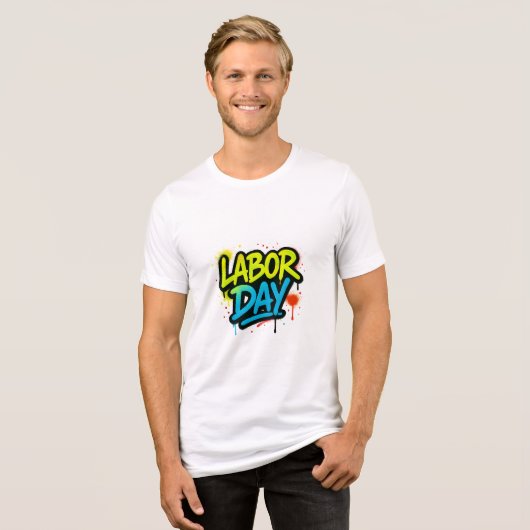 labor day トライブレンドＴシャツ (正面全面)