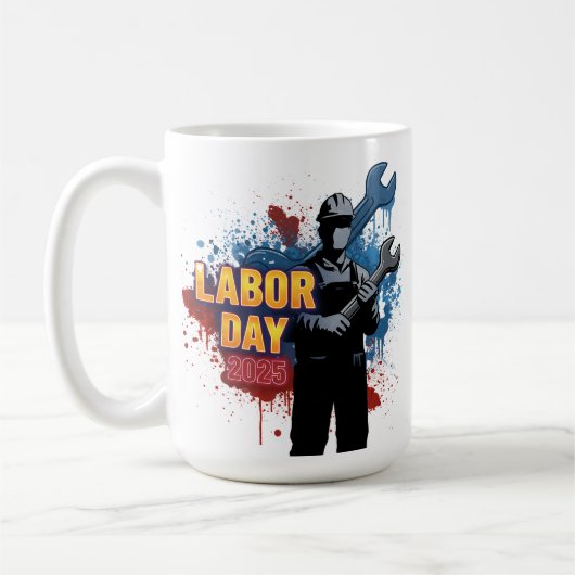 Labor Day Classic – Celebrate in Style  コーヒーマグカップ (左)