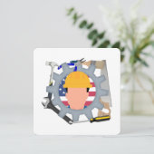 Labor Day Construction Worker 招待状 (スタンド正面)