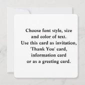 Labor Day Construction Worker 招待状 (裏面)