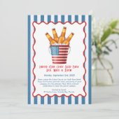 Labor Day Craft Beer Bash – 赤、白、醸造 招待状 (スタンド正面)