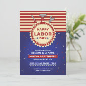 Labor Day Flyer招待状 招待状 (スタンド正面)