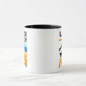 Labor Day Work Hard Relax Design with Tools マグカップ (中央)