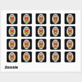 Labor Day Worker Badge Tools Design スクエアシール (シート)