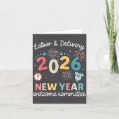 Labor Delivery 2026 New Year Welcome Committee L&a カード (正面)