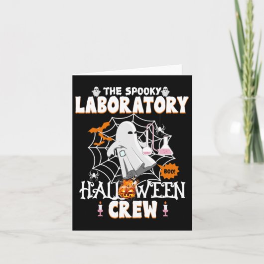 Laboratory 不気味 Halloween Crew不気味 Medical La カード (正面)