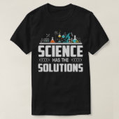 Laboratory Scientist  Science Has The Solutions  Tシャツ (デザイン正面)