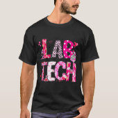 Laboratory Tech Valentines Day Medical Lab Tech La Tシャツ (正面)