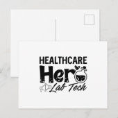 Laboratory Technician Healthcare Hero Lab Tech ポストカード (正面/裏面)