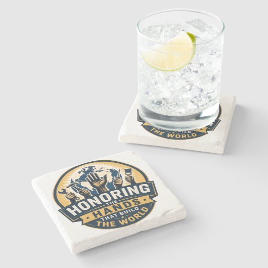 Labour Day  ストーンコースター (横)