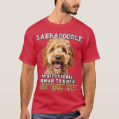 Labradle Professional Hurainer Labra Doodle creati Tシャツ (正面)