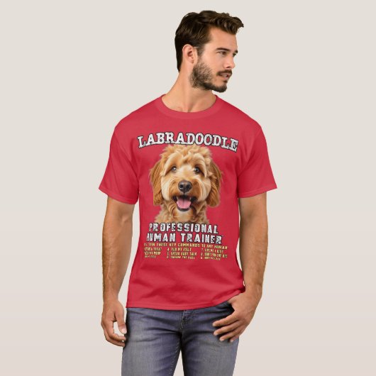 Labradle Professional Hurainer Labra Doodle creati Tシャツ (正面フル)