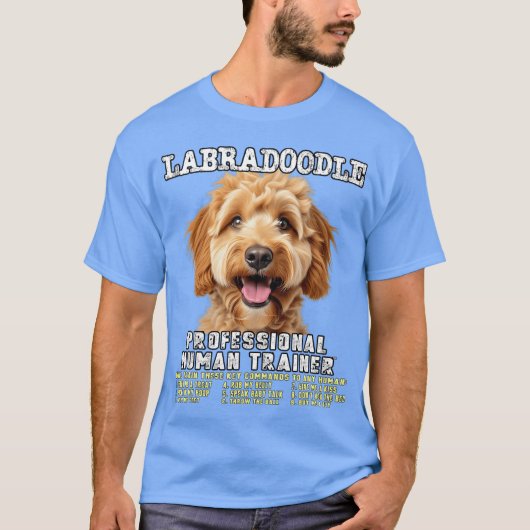 Labradle Professional Hurainer Labra Doodle style Tシャツ (正面)