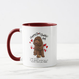 Labradoodleあなたの犬からの幸せな父の日 マグカップ