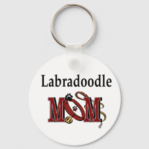 Labradoodleのお母さんのギフト キーホルダー