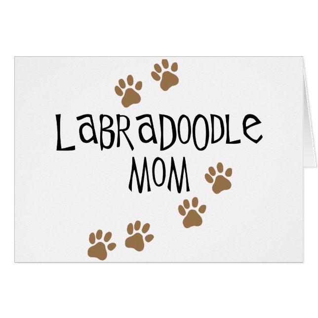 Labradoodleのお母さん (正面横)