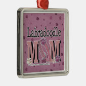 LabraDoodleのお母さん メタルオーナメント (右)